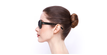 LUNETTES DE SOLEIL femme GU7822 noir - Vue de côté