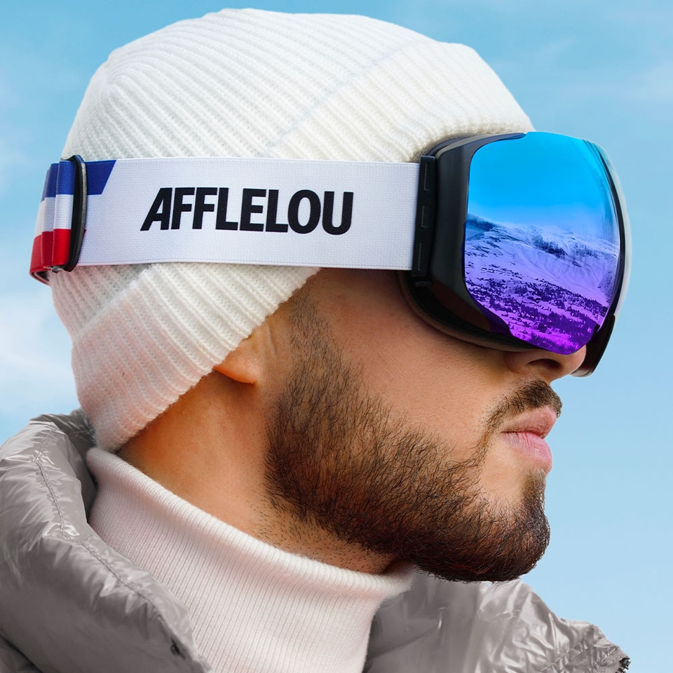 Lunettes de soleil MASQUE DE SKI MAGIC RACE noir - Vue de face