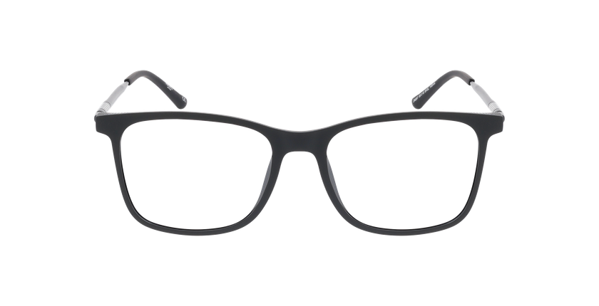 Lunettes de vue homme MAGIC287 noir/argenté - Vue de face