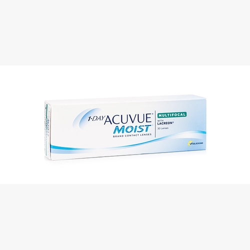 Lentilles de contact 1 Day Acuvue® Moist® Multifocal 30L - Vue de face