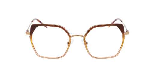 LUNETTES DE VUE femme MAGIC222 marron/doré Vue de face