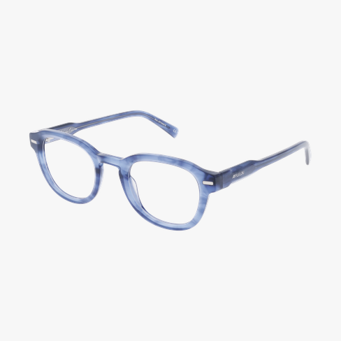 Lunettes de vue homme CARACTÈRES OPTIMISTE bleu/bleu cristal