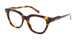 Lunettes de vue femme CARACTÈRES ARTISTE écaille - Vue de face