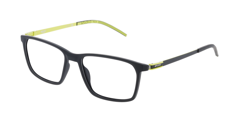 Lunettes de vue homme MAGIC273 noir/vert - Vue de face