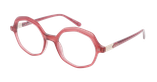 Lunettes de vue femme LAUREEN rose - Vue de face