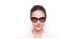 LUNETTES DE SOLEIL femme SK0372 écaille - Vue de face