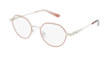 Lunettes de vue enfant MAGIC TANIA marron/dorée - Vue de face