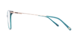 Lunettes de vue femme MAGIC250 vert - Vue de face