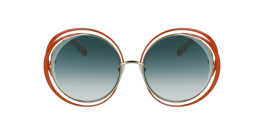LUNETTES DE SOLEIL femme CE155S doré/marron - Vue de face