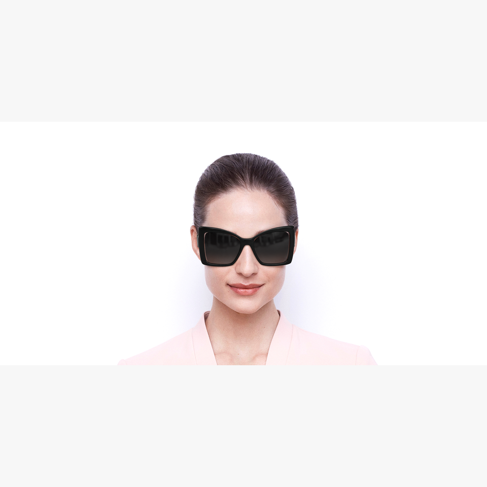 Lunettes de soleil femme DG6141 noir - Vue de face
