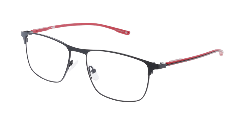 Lunettes de vue homme MAGIC241 noir/rouge - Vue de face