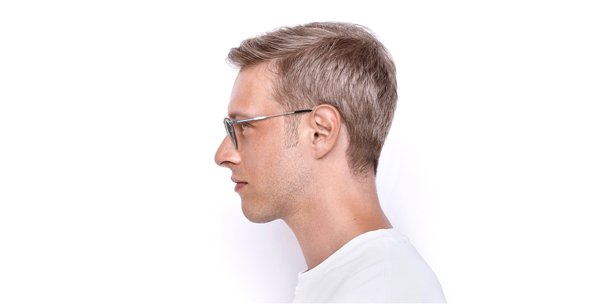 Lunettes de vue homme L2284E argenté - Vue de face