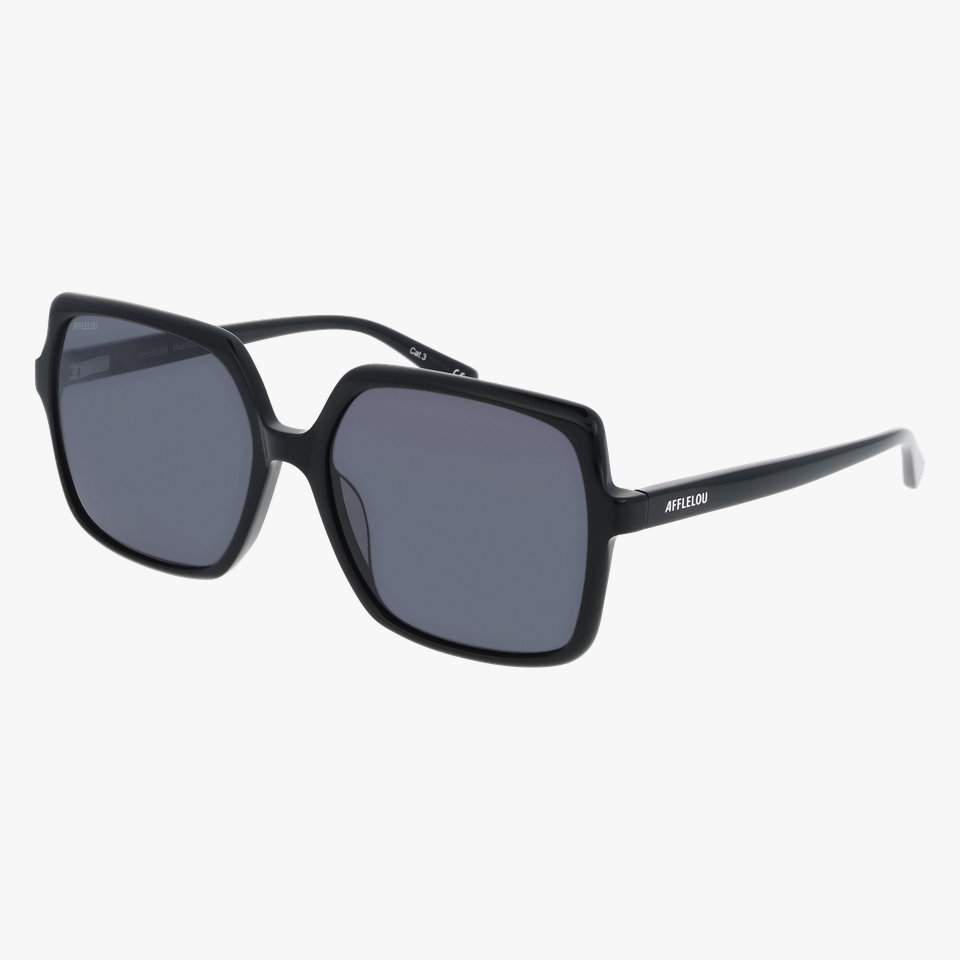 Lunettes de soleil femme OLBIA noir - Vue de face