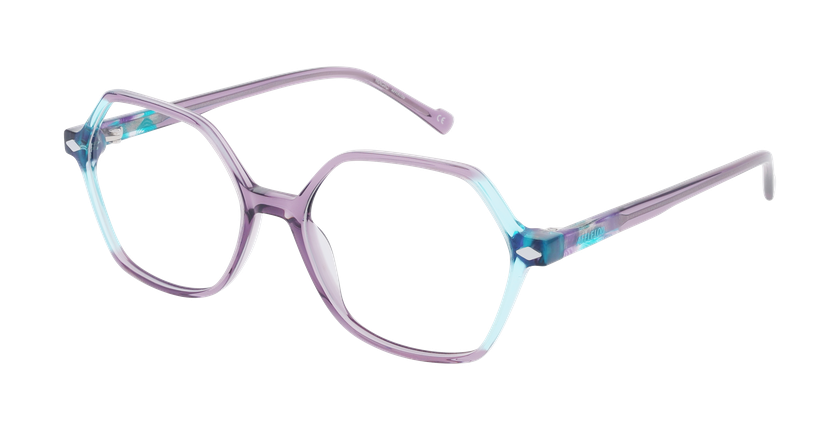 Lunettes de vue femme MAGIC279 violet - Vue de face