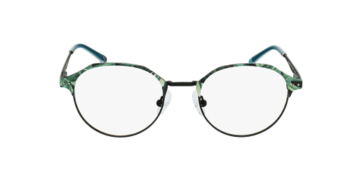 LUNETTES DE VUE enfant JUNGLE noir/vertVue de face