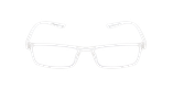 Lunettes de vue FORTY MAGIC M4UCR01 blanc - Vue de face