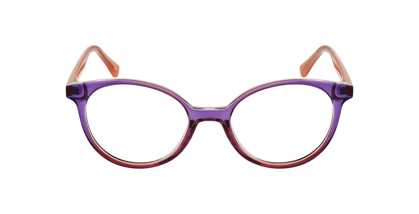 LUNETTES DE VUE enfant RZERO25 violet/rose - Vue de face