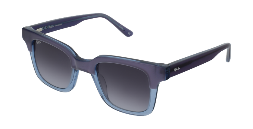 LUNETTES DE SOLEIL femme KAREN violet/bleu - vue de 3/4