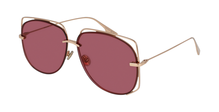 LUNETTES DE SOLEIL femme DIORSTELLAIRE6 doré - vue de 3/4