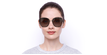 LUNETTES DE SOLEIL femme 1392/S doré - Vue de face