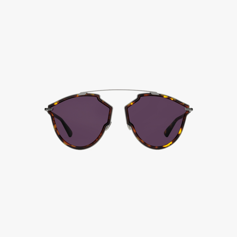 Lunettes de soleil femme DIORSOREALRISE écaille - Vue de face