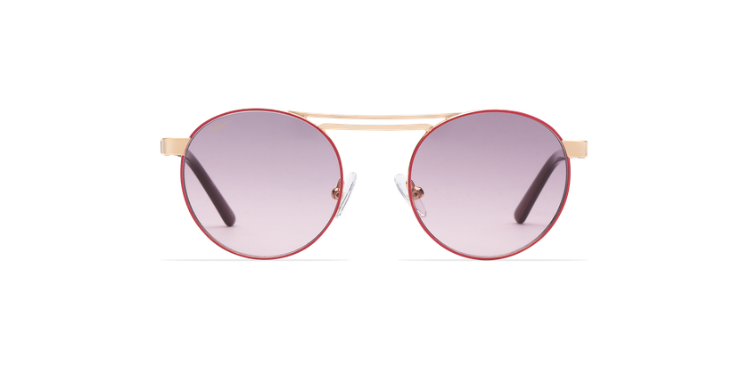 LUNETTES DE VUE femme ROMY rose/doré - Vue de face