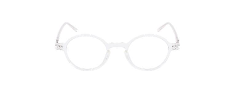 Lunettes de vue homme CECIL blanc - Vue de face