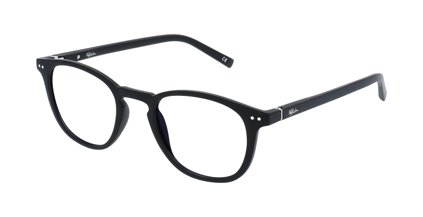 LUNETTES DE VUE BLUE BLOCK 1 MIXTE noir - vue de 3/4
