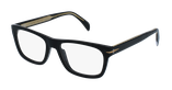 Lunettes de vue homme DB 7011 noir/bleu - Vue de face