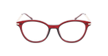 Lunettes de vue femme GEORGIA rouge - Vue de face