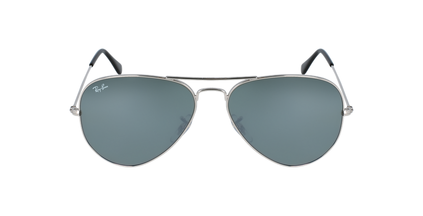 LUNETTES DE SOLEIL AVIATOR L gris - Vue de face