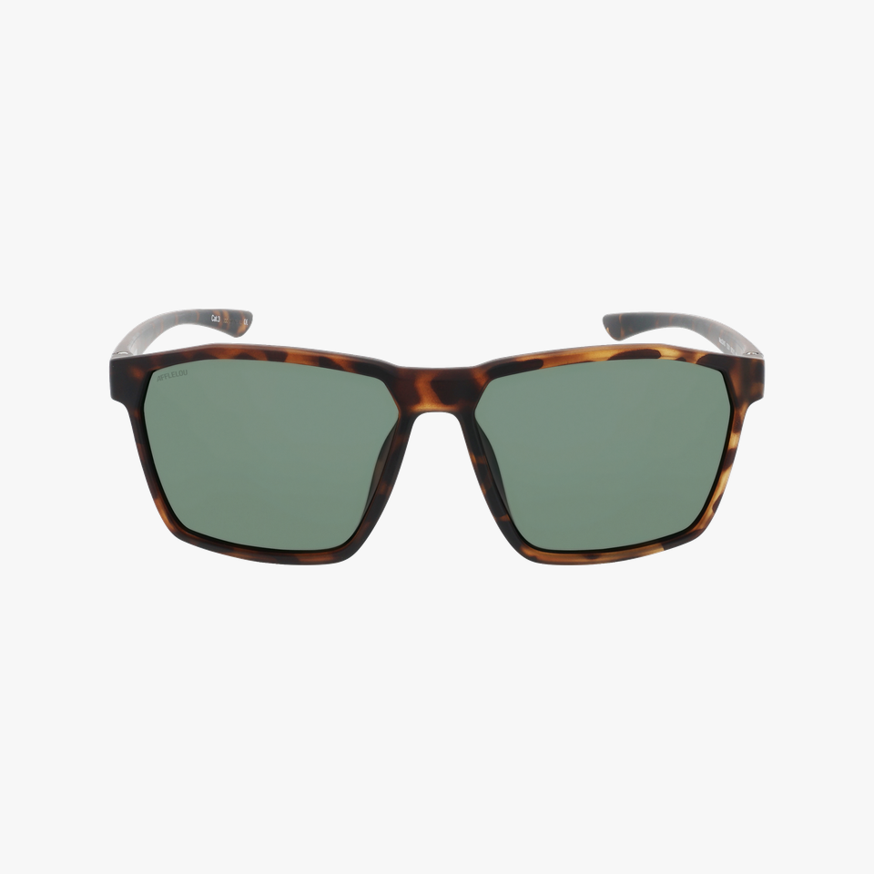 Lunettes de soleil homme DINO écaille - Vue de face