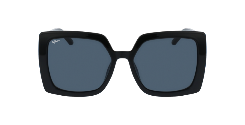 LUNETTES DE SOLEIL femme SELVA noir - Vue de face