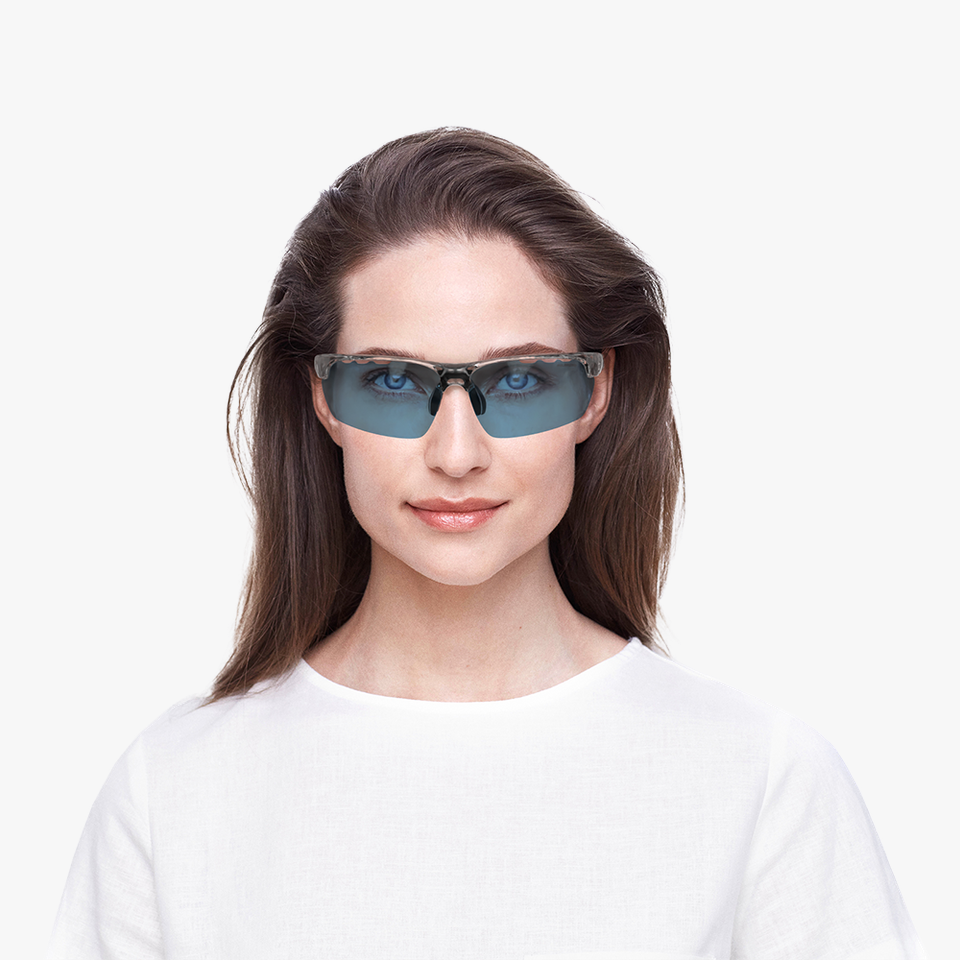 Lunettes de soleil ARVE POLARIZED blanc - Vue de face