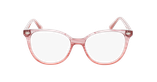 Lunettes de vue enfant MAGIC 148 rose/dorée - Vue de face