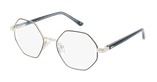 Lunettes de vue enfant MAGIC JUDITH noir/dorée - Vue de face