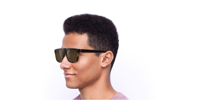 LUNETTES DE SOLEIL homme GG0450S écaille - vue de 3/4