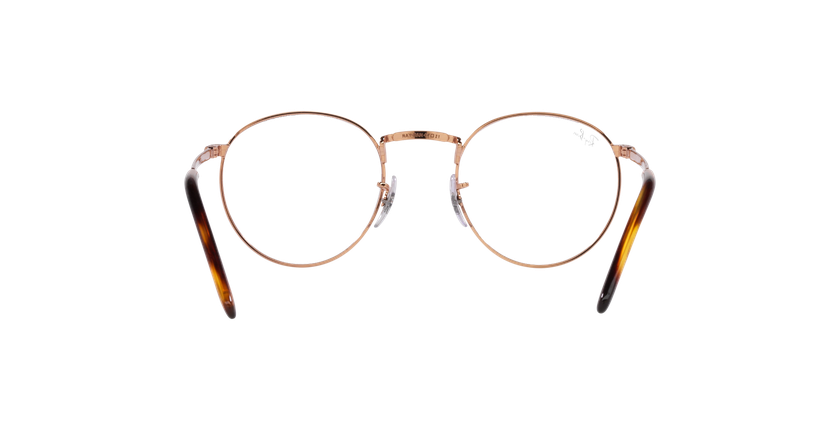 Lunettes de vue NEW ROUND rose - Vue de face