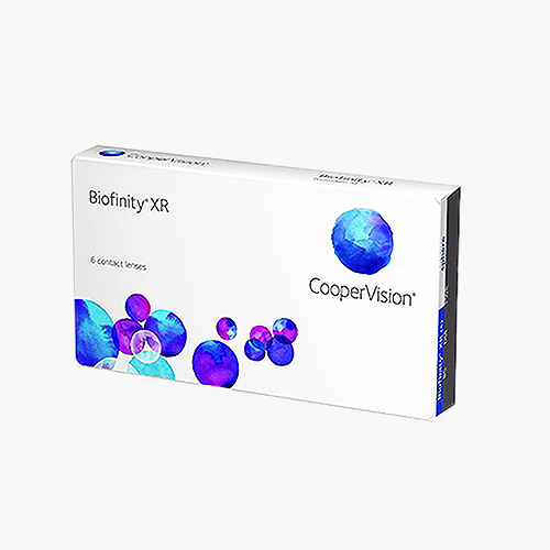 Lentilles de contact Biofinity XR 6L - Vue de face