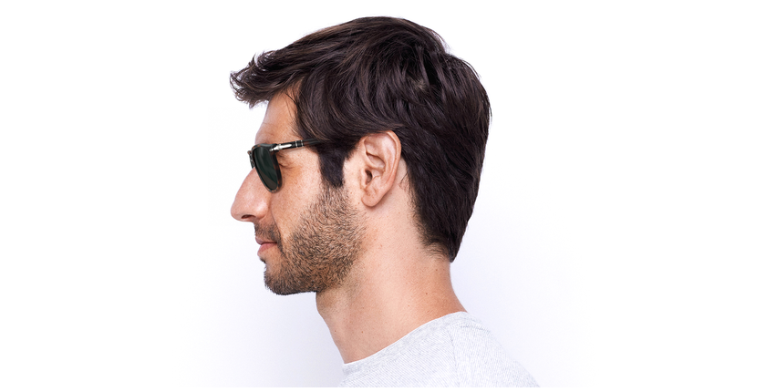 LUNETTES DE SOLEIL homme 0PO3019S écaille - Vue de côté