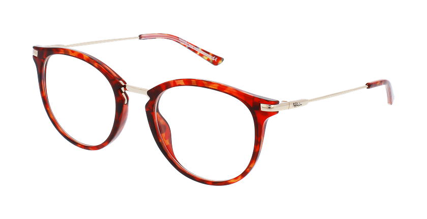LUNETTES DE VUE femme MAGIC NAWELL rouge/doré - Vue de face