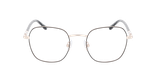 Lunettes de vue femme MAGIC 319 noir/dorée - Vue de face