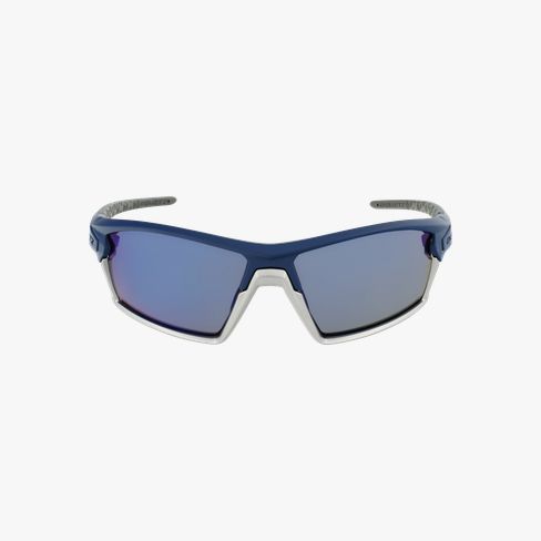 Lunettes de soleil homme Mud bleu/argenté Vue de face