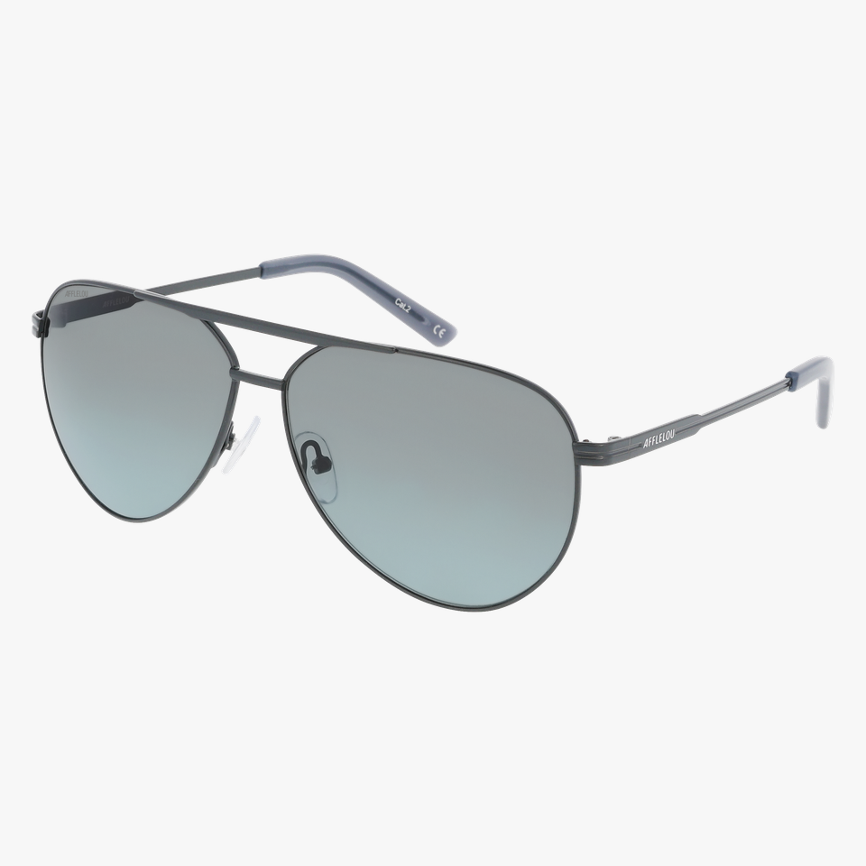 Lunettes de soleil homme RYKER POLARIZED gris - Vue de face