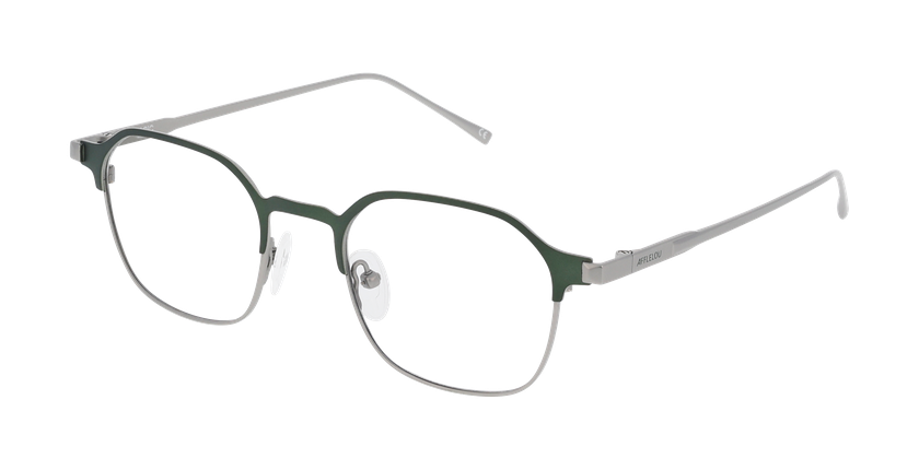 Lunettes de vue homme MAGIC316 emeraude/argenté - Vue de face
