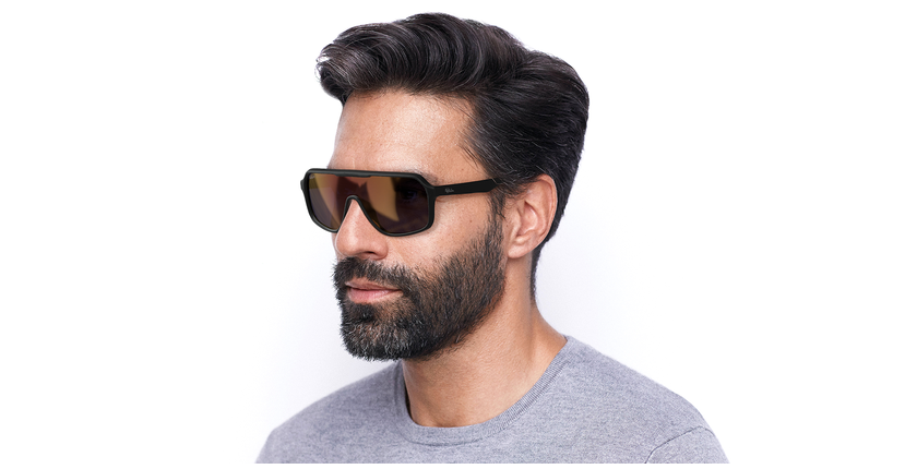 LUNETTES DE SOLEIL NOVA noir - Vue de face