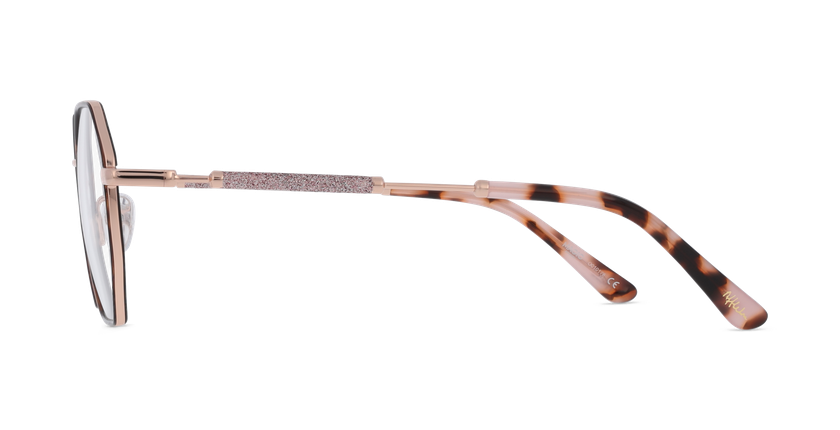 Lunettes de vue femme MAGIC194 écaille/rouge - Vue de face