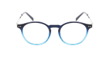 Lunettes de vue homme DAYAN bleu/argenté - Vue de face