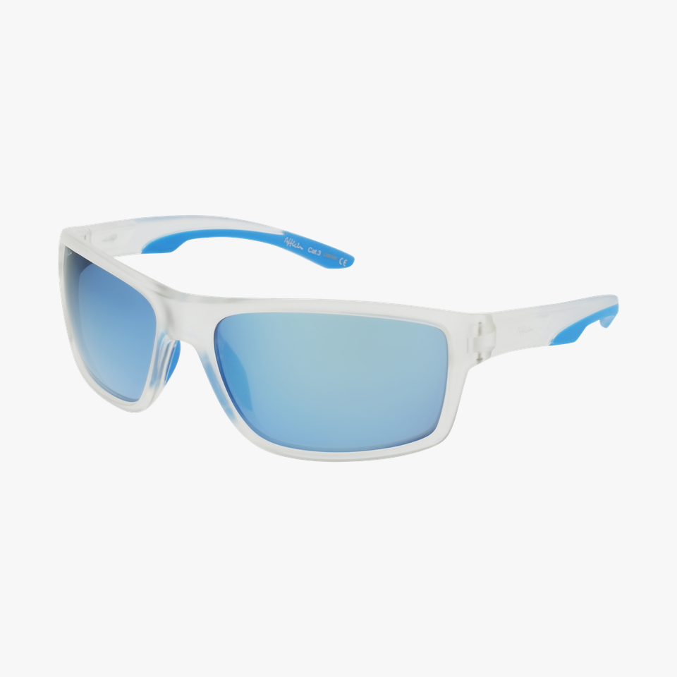 Lunettes de soleil homme IGOR POLARIZED blanc/bleu - Vue de 3/4