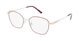 Lunettes de vue femme MAGIC MARINE violet/dorée - Vue de face